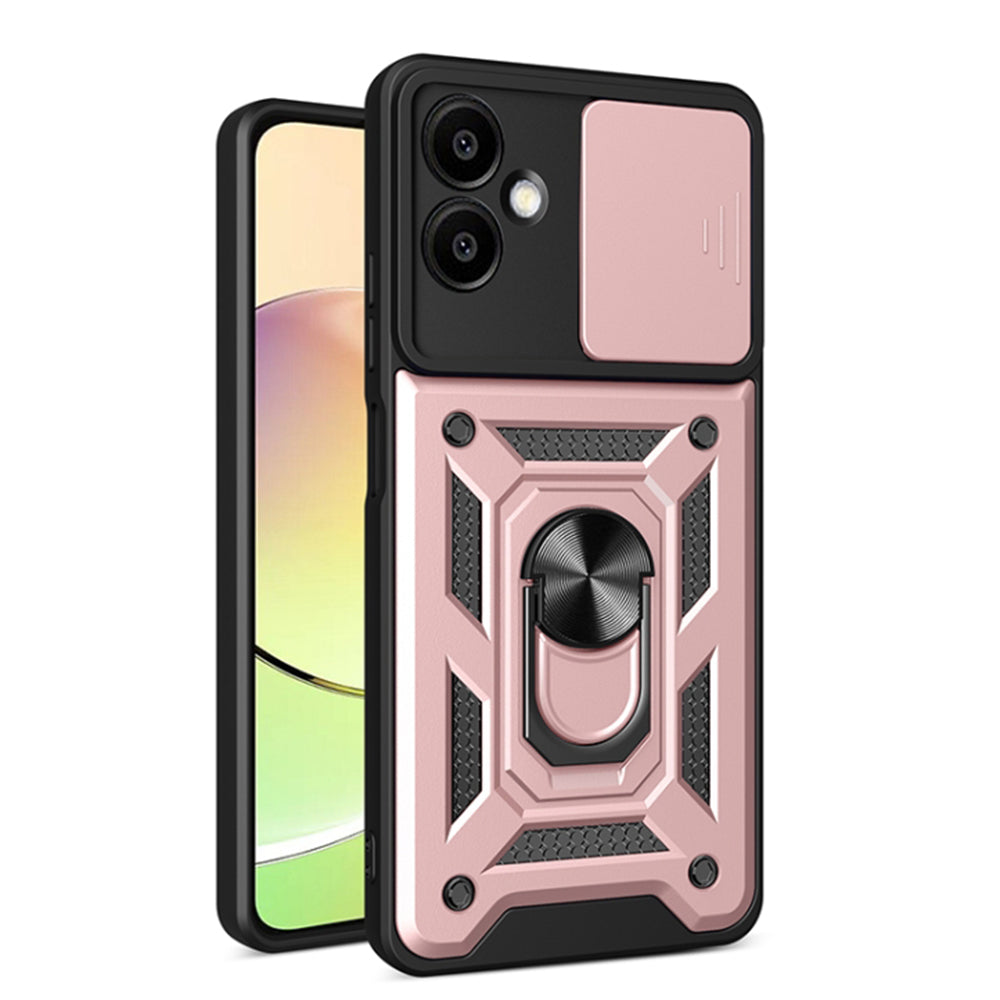 Capa para Samsung Galaxy A06 A065, Techsuit, CamShield, Rosa