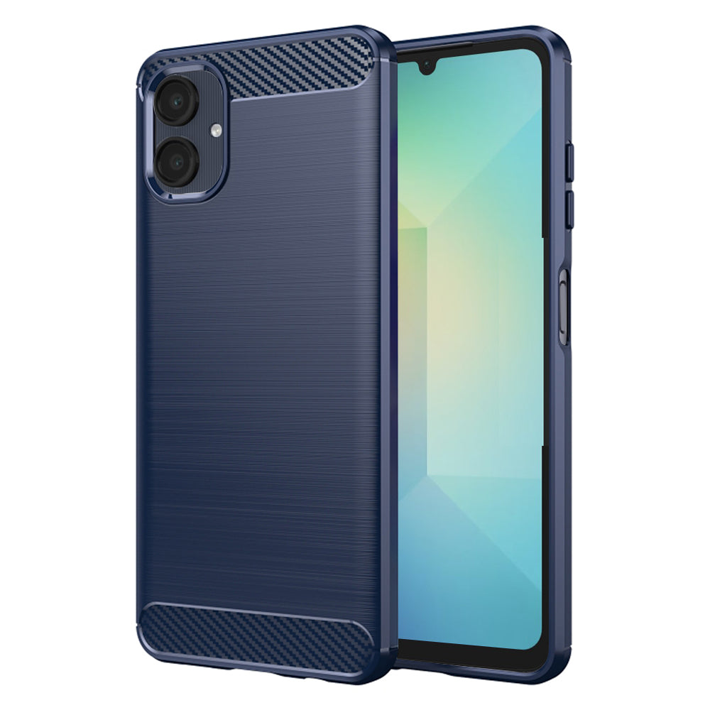 Capa para Samsung Galaxy A06 A065, Techsuit, Carbono, Azul