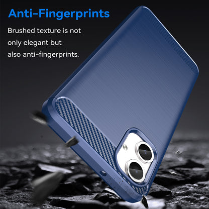 Capa para Samsung Galaxy A06 A065, Techsuit, Carbono, Azul