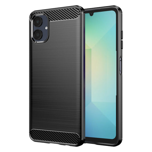 Capa para Samsung Galaxy A06 A065, Techsuit, Carbono, Preta