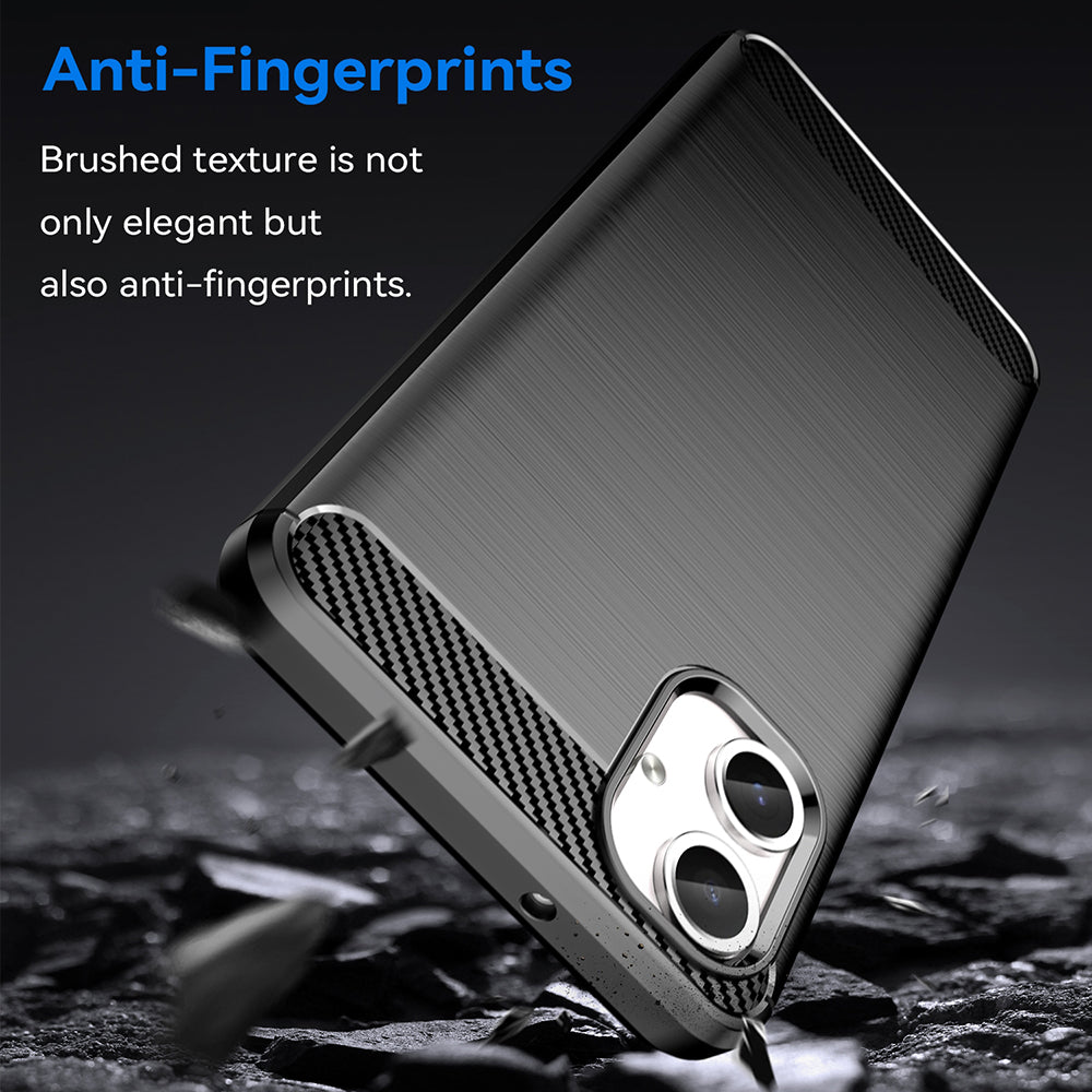 Capa para Samsung Galaxy A06 A065, Techsuit, Carbono, Preta