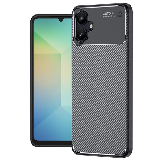 Capa para Samsung Galaxy A06 A065, Techsuit, Fibra de Carbon, Preta