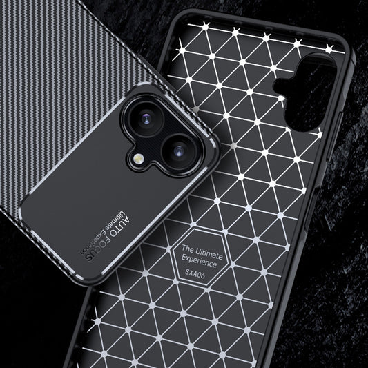 Capa para Samsung Galaxy A06 A065, Techsuit, Fibra de Carbon, Preta