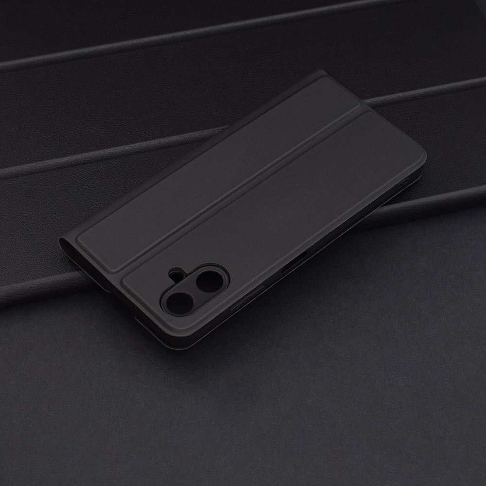 Capa para Samsung Galaxy A06 A065, Techsuit, Magskin Book, Preta