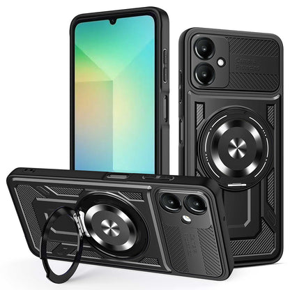 Capa para Samsung Galaxy A06 A065, Techsuit, RuggedCam, Preta