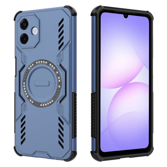 Capa MagSafe para Samsung Galaxy A07 4G A075, Techsuit, ArmorMag, Azul