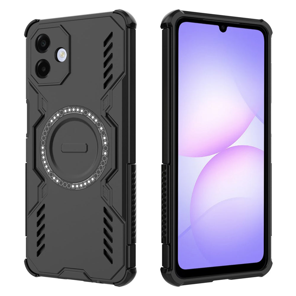 Capa MagSafe para Samsung Galaxy A07 4G A075, Techsuit, ArmorMag, Preta