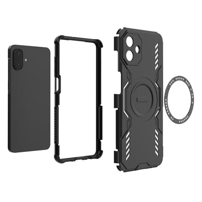Capa MagSafe para Samsung Galaxy A07 4G A075, Techsuit, ArmorMag, Preta