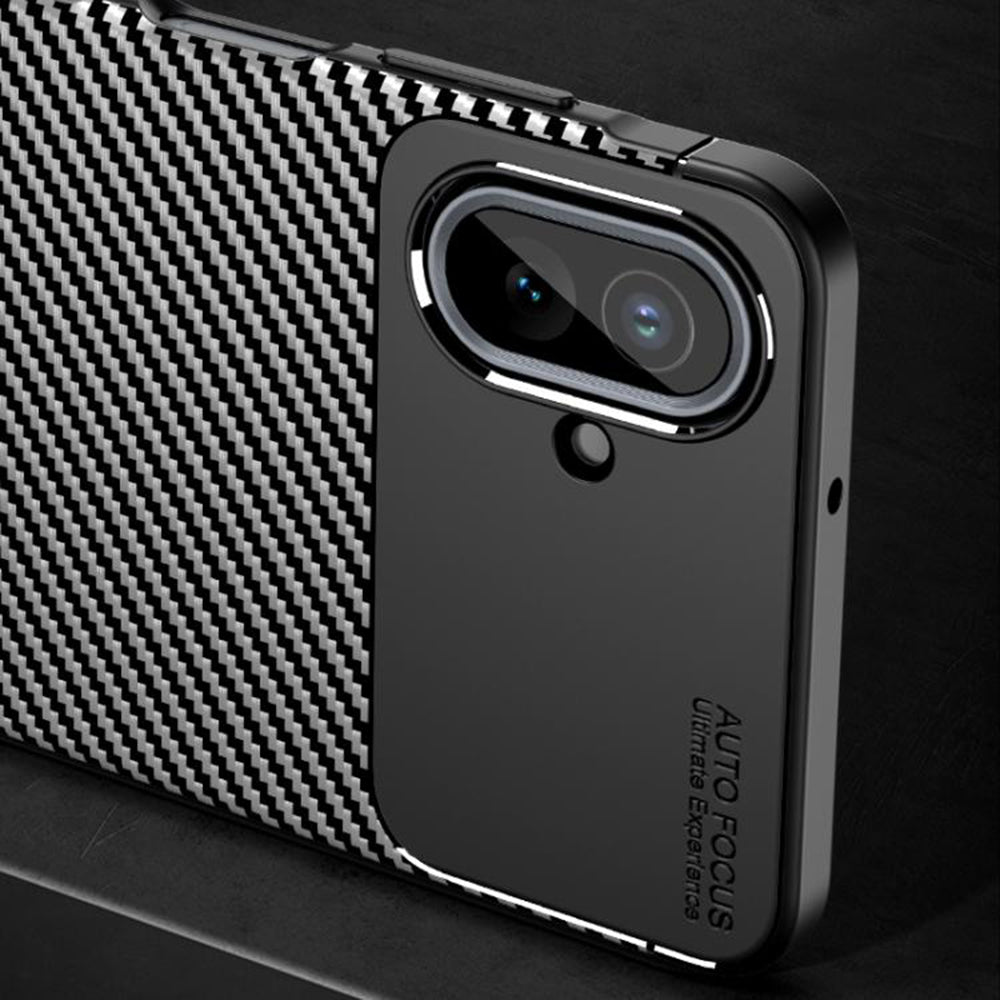 Capa para Samsung Galaxy A07 4G A075, Techsuit, CarbonFiber, Preta