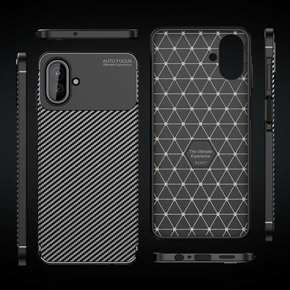 Capa para Samsung Galaxy A07 4G A075, Techsuit, CarbonFiber, Preta
