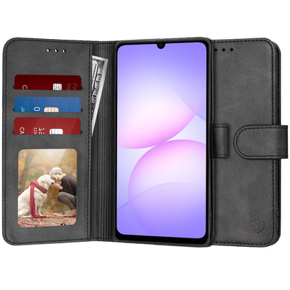 Capa para Samsung Galaxy A07 4G A075, Techsuit, Diary Book, Preta