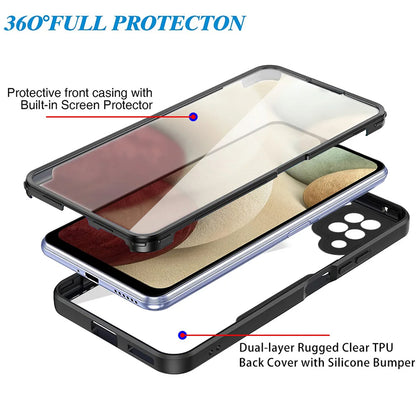 Capa para Samsung Galaxy A12 A125, Techsuit, ColorVerse 360, Preta