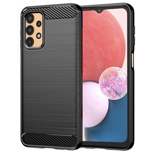 Capa para Samsung Galaxy A13 A135, Techsuit, Carbono, Preta