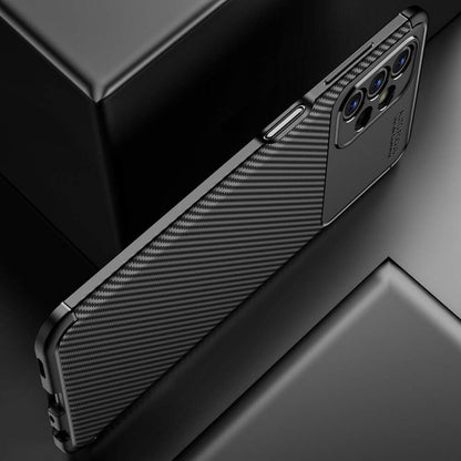 Case for Samsung Galaxy A13 A135, Techsuit, CarbonFiber, Black
