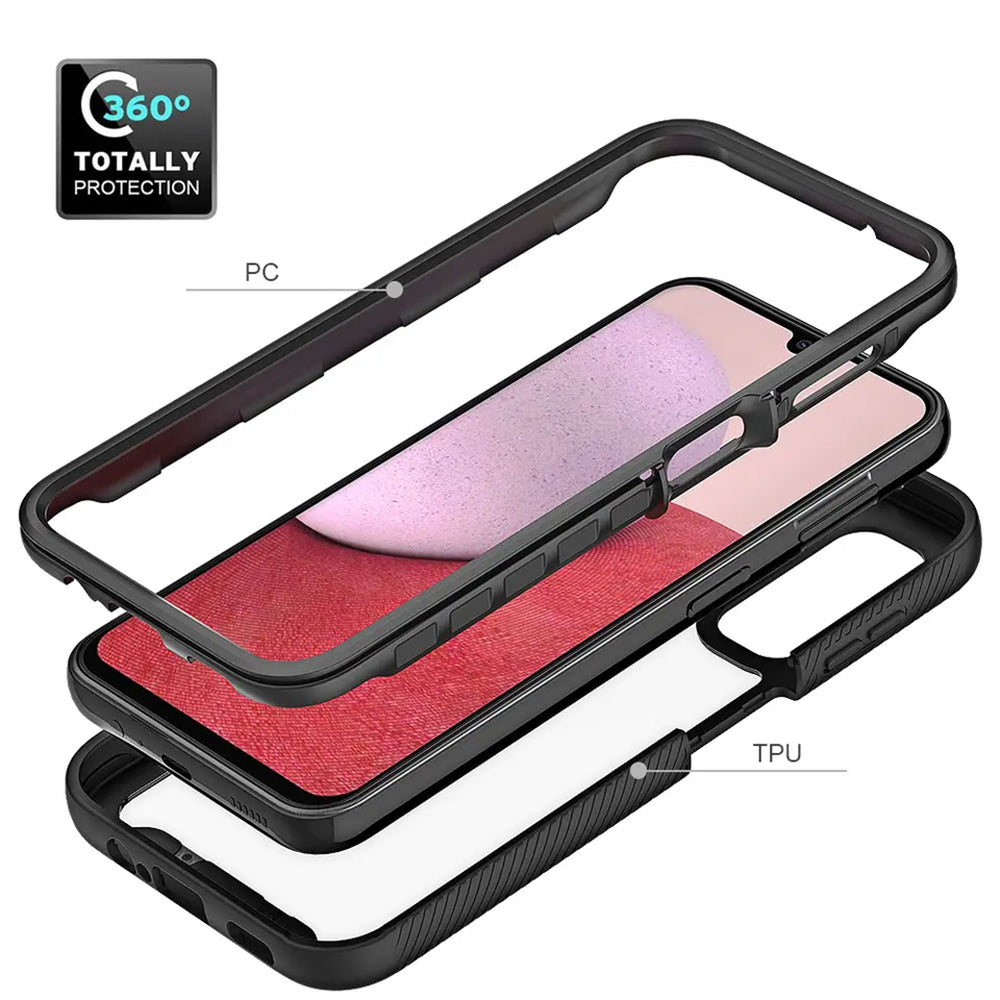 Capa para Samsung Galaxy A14 A145 / A14 5G A146, Techsuit, Defense360 Pro, Preta