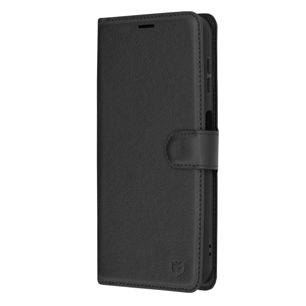 Capa para Samsung Galaxy A14 A145 / A14 5G A146, Techsuit, Leather Folio, Preta