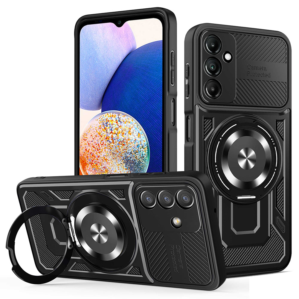 Capa para Samsung Galaxy A14 A145 / A14 5G A146, Techsuit, RuggedCam, Preta