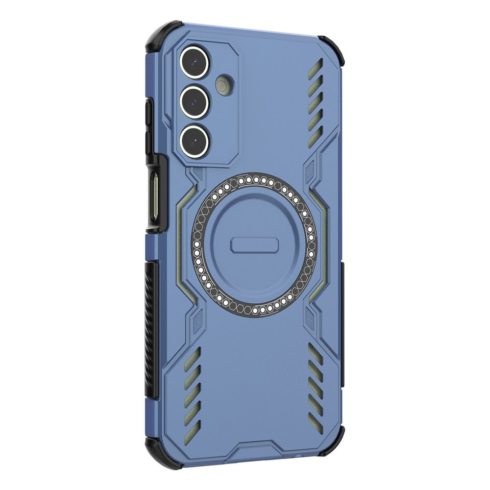Capa MagSafe para Samsung Galaxy A15 5G A156 / A15 A155, Techsuit, ArmorMag, Azul
