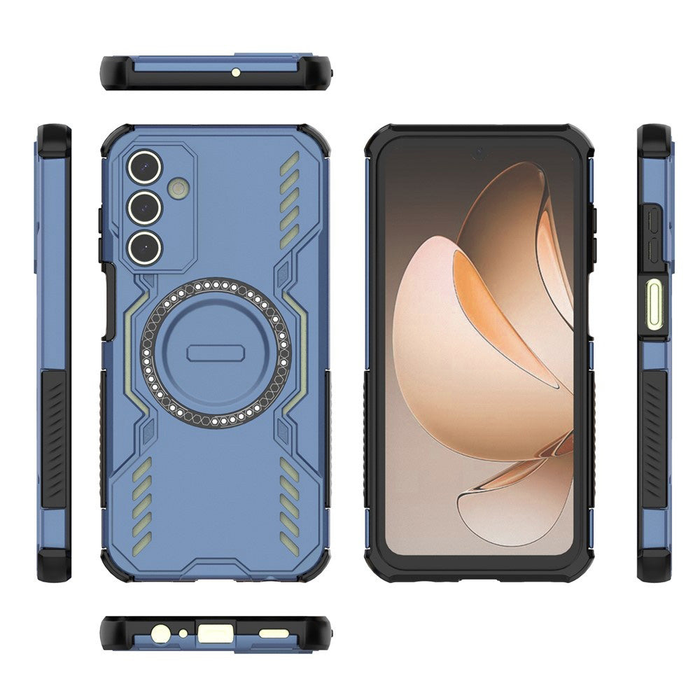 Capa MagSafe para Samsung Galaxy A15 5G A156 / A15 A155, Techsuit, ArmorMag, Azul