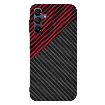 Capa para Samsung Galaxy A15 5G A156 / A15 A155, Techsuit, Carbonite FiberShell, Preto Vermelho