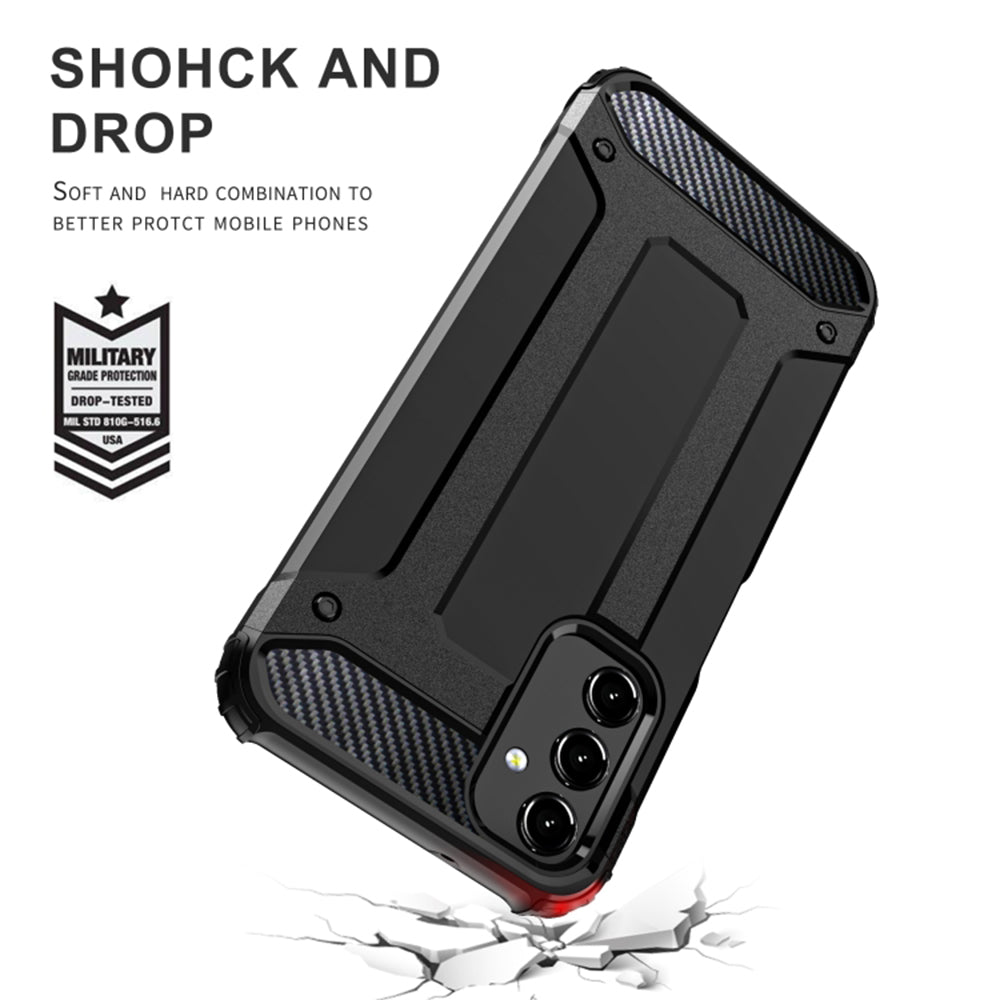 Capa para Samsung Galaxy A15 5G A156 / A15 A155, Techsuit, Hybrid Armor, Preta