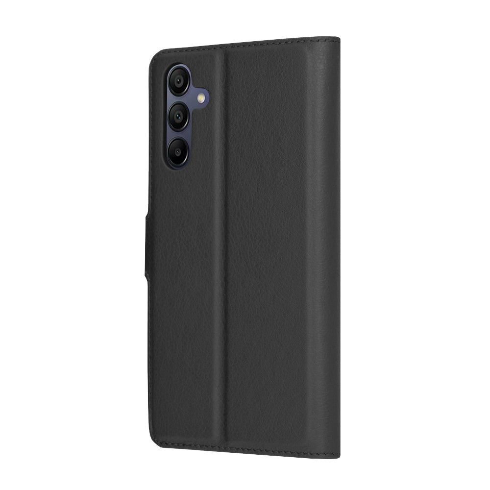 Capa para Samsung Galaxy A15 5G A156 / A15 A155, Techsuit, Leather Folio, Preta