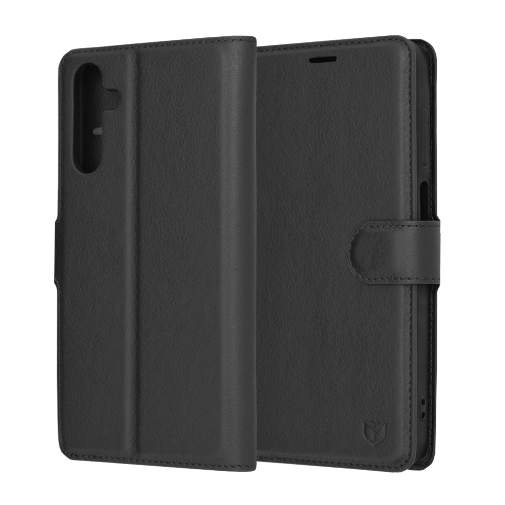 Capa para Samsung Galaxy A15 5G A156 / A15 A155, Techsuit, Leather Folio, Preta
