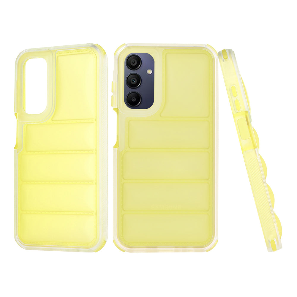 Capa para Samsung Galaxy A15 5G A156 / A15 A155, Techsuit, Wave Shield, Amarela