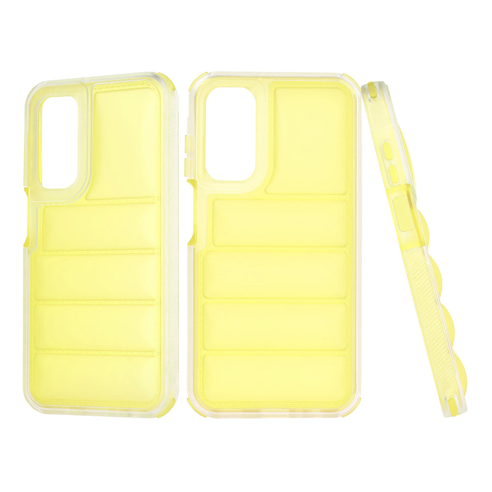Capa para Samsung Galaxy A15 5G A156 / A15 A155, Techsuit, Wave Shield, Amarela