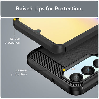 Capa para Samsung Galaxy A16 5G A166 / A16 4G A165, Techsuit, Carbono, Preta