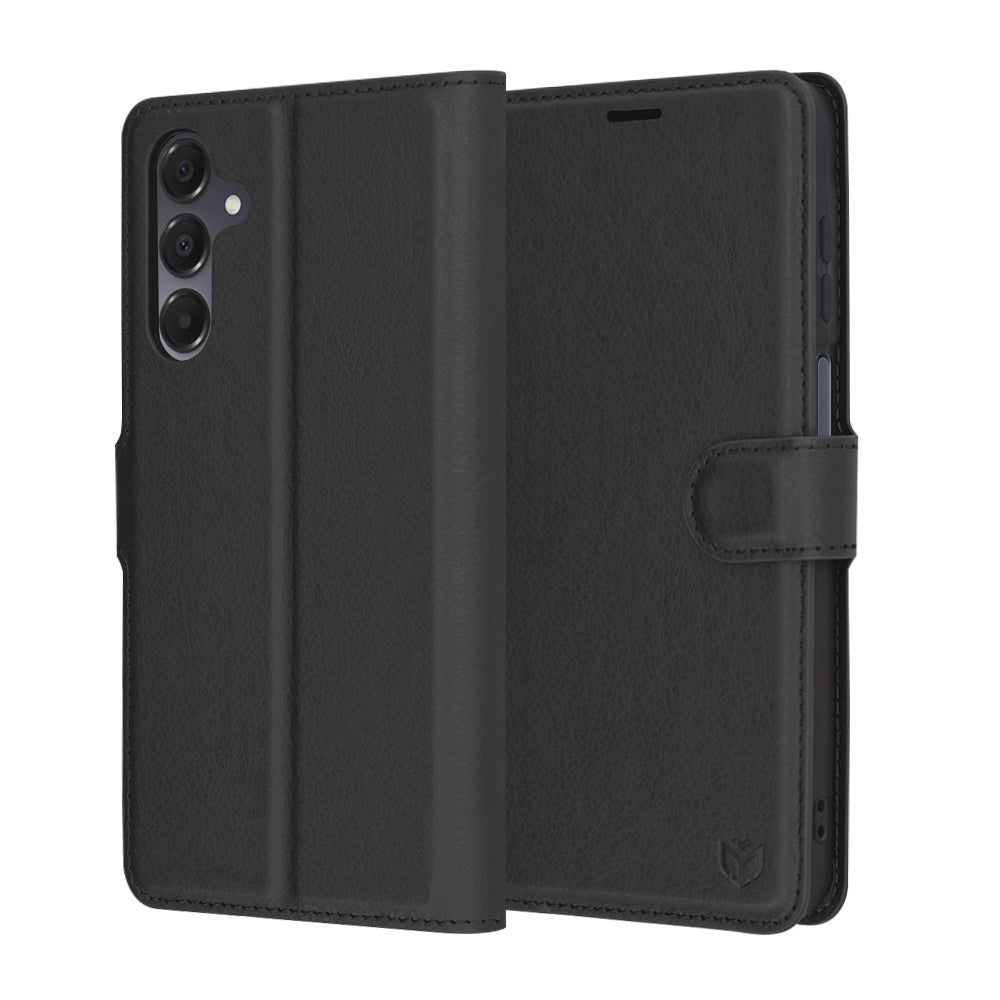 Capa para Samsung Galaxy A16 5G A166 / A16 4G A165, Techsuit, Leather Folio, Preta
