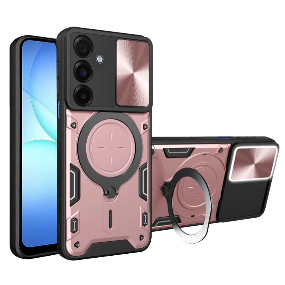 Capa para Samsung Galaxy A17 5G, Techsuit, CamGuard Pro, Rosa Dourado