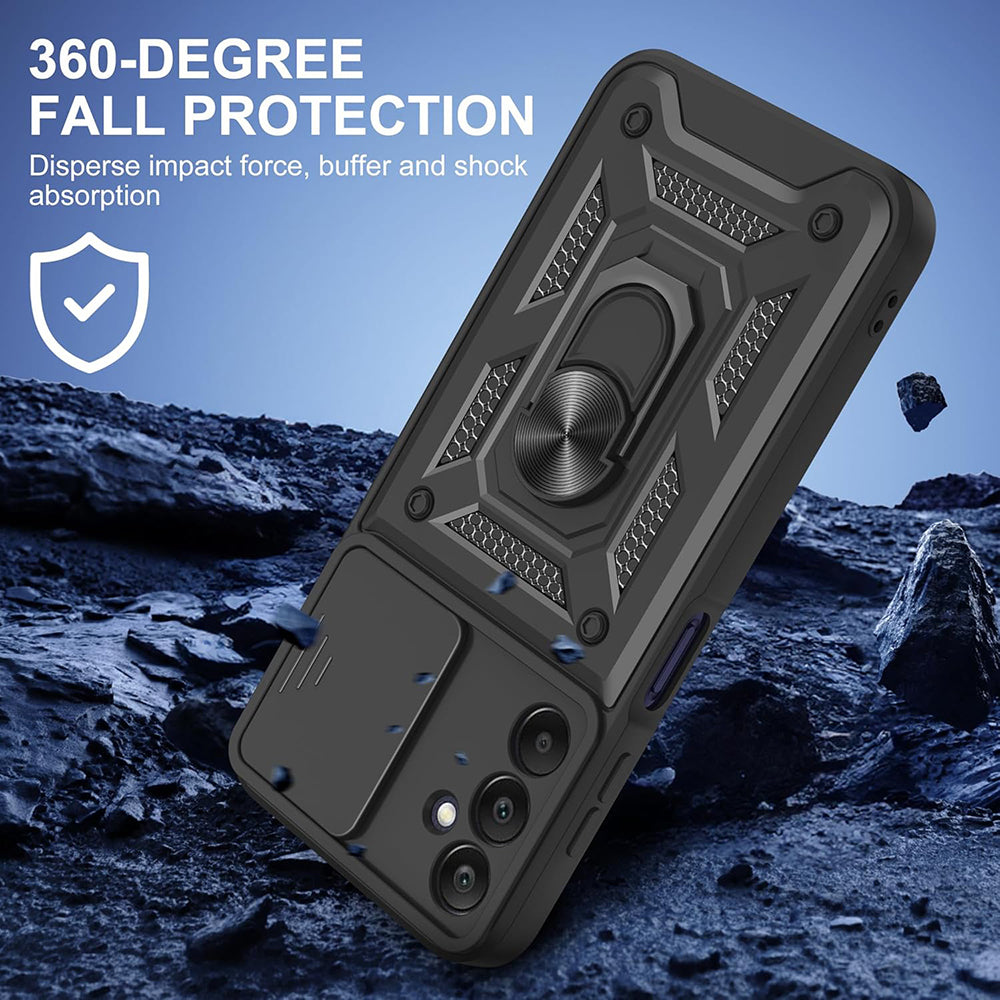 Capa para Samsung Galaxy A17 5G, Techsuit, CamShield, Preta