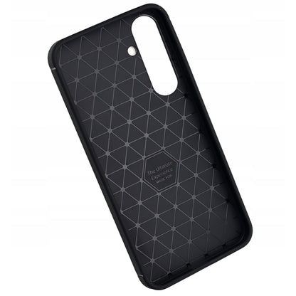 Capa para Samsung Galaxy A17 5G, Techsuit, CarbonFiber, Preta