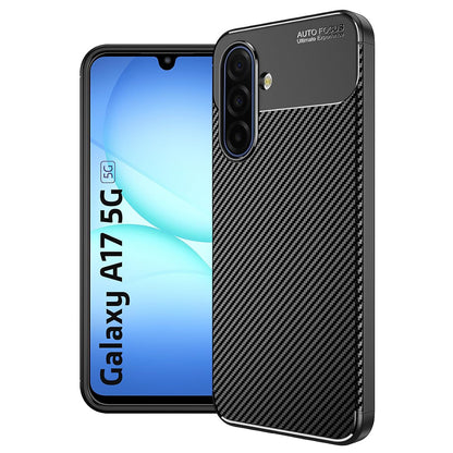 Capa para Samsung Galaxy A17 5G, Techsuit, CarbonFiber, Preta