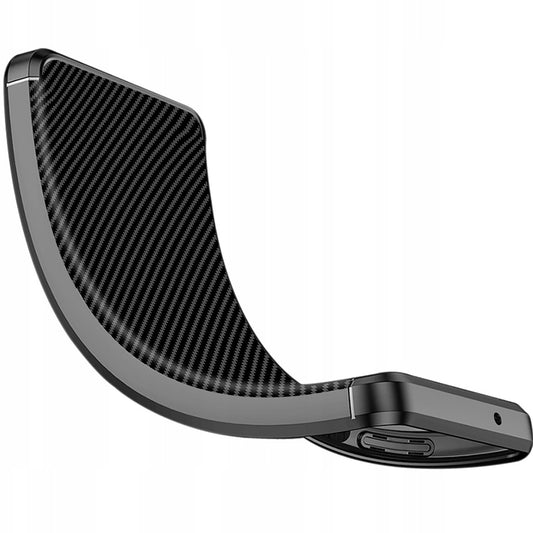 Capa para Samsung Galaxy A17 5G, Techsuit, CarbonFiber, Preta