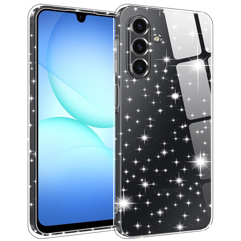 Capa para Samsung Galaxy A17 5G, Techsuit, SparkleSkin, Transparente