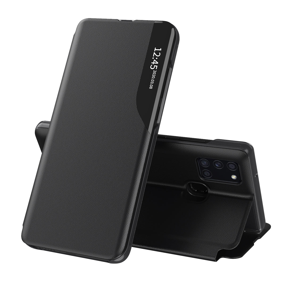 Capa para Samsung Galaxy A21s A217, Techsuit, eFold, Preta