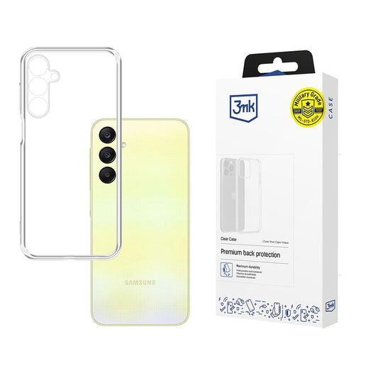 Capa para Samsung Galaxy A25 A256, 3MK, Clear, Transparente