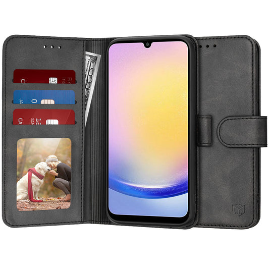 Capa para Samsung Galaxy A25 A256, Techsuit, Diary Book, Preta