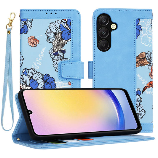 Capa para Samsung Galaxy A25 A256, Techsuit, FlipCraft, Azul