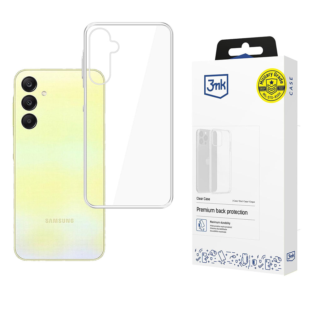 Capa para Samsung Galaxy A26 A266, 3MK, Clear, Transparente