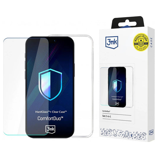 Capa para Samsung Galaxy A26 A266, 3MK, ComfortDuo, Transparente