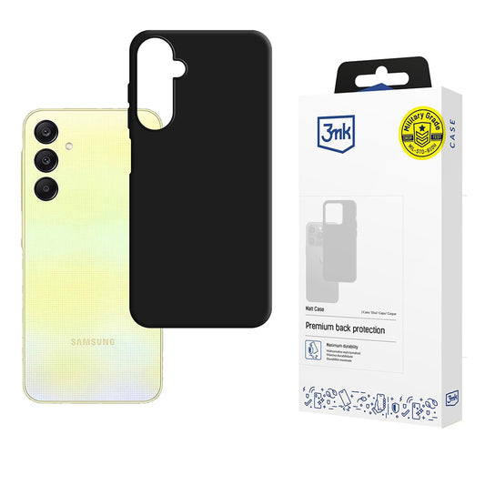 Capa para Samsung Galaxy A26 A266, 3MK, Preta Fosca