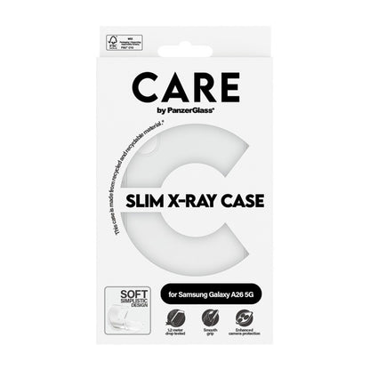 Capa para Samsung Galaxy A26 A266, PanzerGlass, Fashionable Care, Transparente