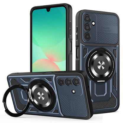 Capa para Samsung Galaxy A26 A266, Techsuit, RuggedCam, Azul