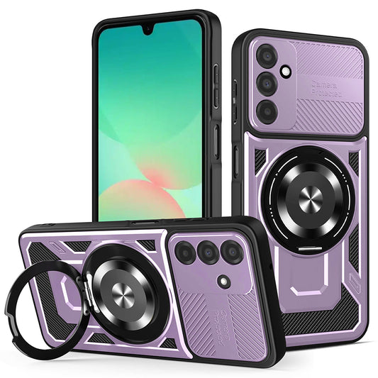 Capa para Samsung Galaxy A26 A266, Techsuit, RuggedCam, Roxo