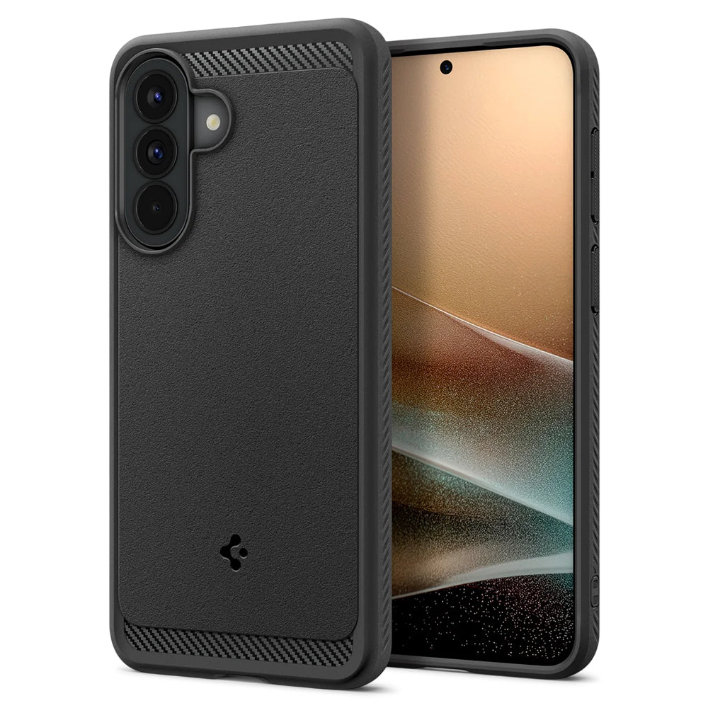 Capa para Samsung Galaxy A27 5G, Spigen, Rugged Armor, Preta ACS11312