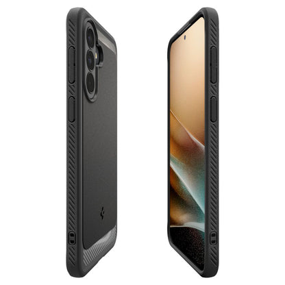 Capa para Samsung Galaxy A27 5G, Spigen, Rugged Armor, Preta ACS11312