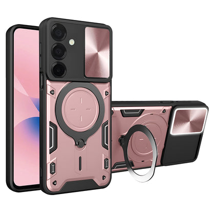 Capa para Samsung Galaxy A27 5G, Techsuit, CamGuard Pro, Rosa Dourado
